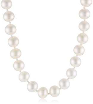 White Freshwater Cultured AA Quality Pearl Necklace