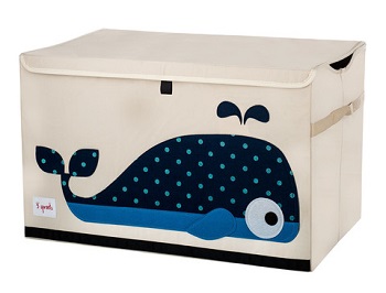 3 Sprouts Whale Toy Chest 