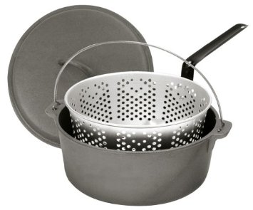 Bayou Classic Dutch Oven with Basket - 8 1/2 Quart