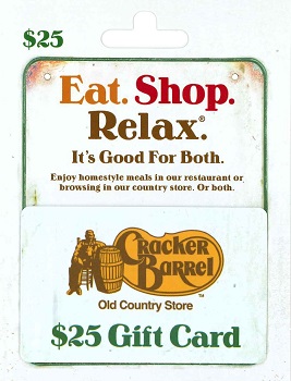 Cracker Barrel Gift Card