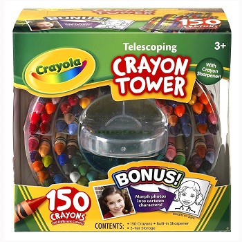Crayola Crayon Tower Storage Case and Sharpener